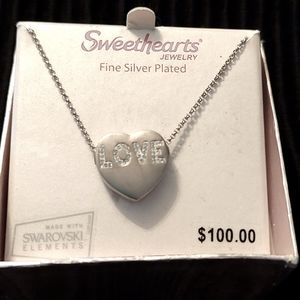 Sweethearts Fine Silver Plated necklace